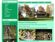 Tablet Screenshot of elkroundhouse.com